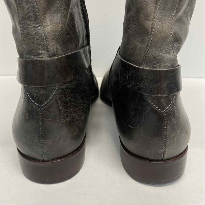 Matisse Size 9.5 Women's Gray Distressed Riding Boots
