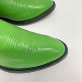 Old West Size 6.5 Women's Lime Embroidered Western Boots