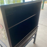 Asian Black-Multi Wood Cabinet