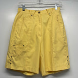Jamie Sadock Size 4 Women's Yellow Solid Shorts