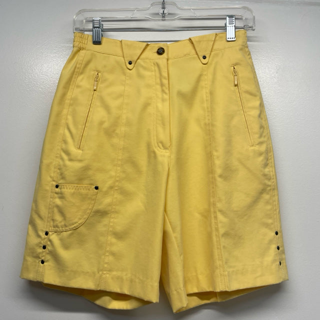 Jamie Sadock Size 4 Women's Yellow Solid Shorts