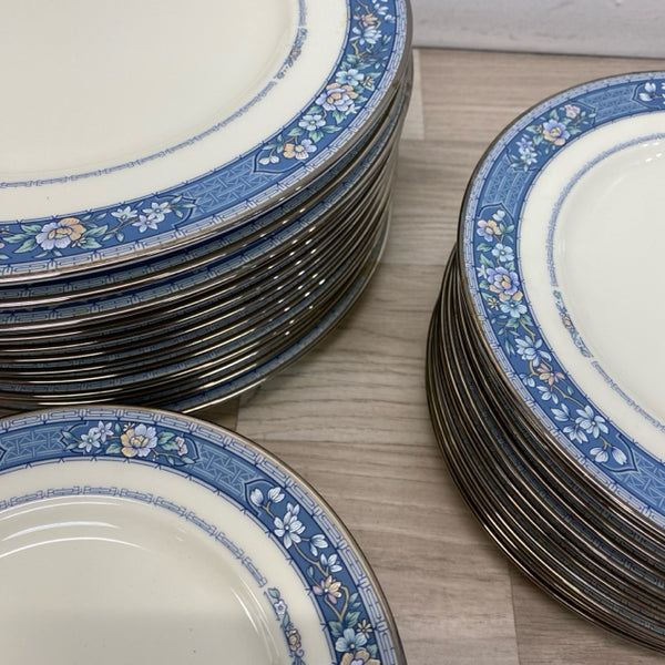 ○Blue dish○３１×２３○ALUMINIA・ Cop◇希少◇ Noritake Blue Bone China Dinnerware – Treasures Upscale