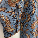 Cabi Size S Women's Blue-Brown Pattern Shift Dress