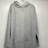 Haven Well Within Size L Women's Light Gray Tweed Long Sleeve Hoodie Dress