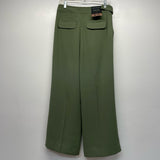 Banana Republic Size 4 Women's Green Solid Wide Leg Pants