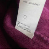 Woolrich Women's Size M Purple Solid Zip Mock Neck Jacket