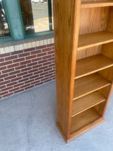 Brown Solid Oak Bookcase