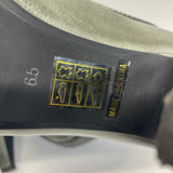 Miz Mooz Size 6.5 Women's Green-Gray Color Block Heel Shoes
