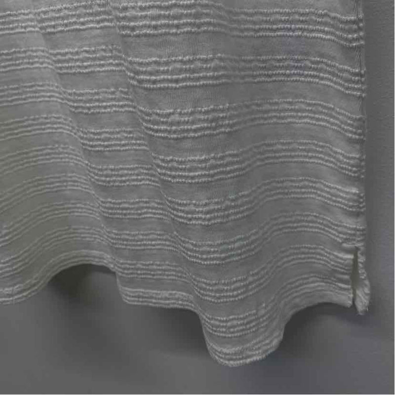 Kuhl Size Xl Women's White Textured Short Sleeve T-Shirt Dress