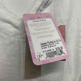 Cut Loose Size L-XL Women's White Solid Jumper Dress