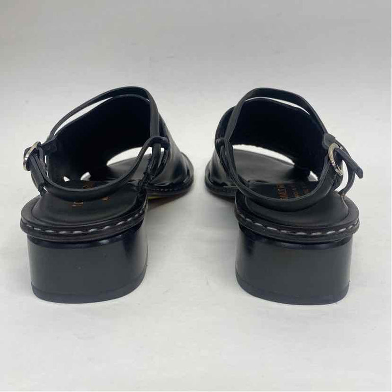 Donald J Pliner Size 8 Women's Black Cut Out Slingback Heels