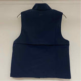 Nike Women's Size S Navy Solid Zip Mock Neck Water Repellent Vest