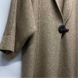 Soft Surroundings Size L Women's Brown Tweed Single Button Sweater