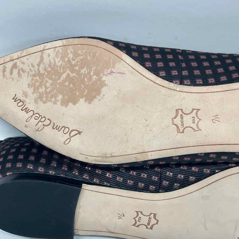 Sam Edelman Size 7.5 Women's Black-Multi Pattern Flats Shoes