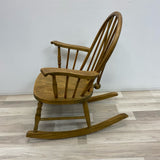 Abernathy Children's Brown Wood Rocking Chair