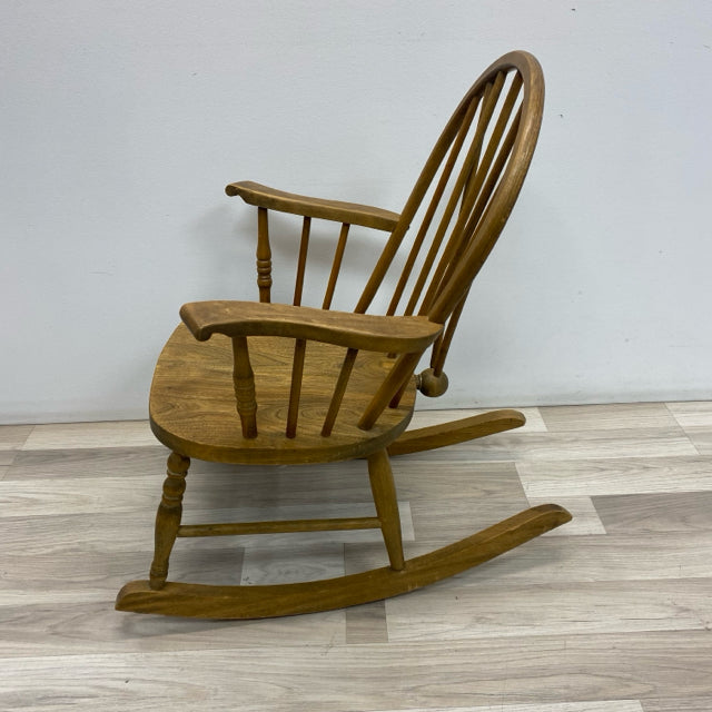 Abernathy Children's Brown Wood Rocking Chair