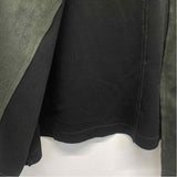 Peck & Peck Women's Size L Green Solid Maxi Cardigan Vest