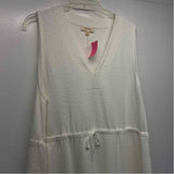 Haven Well Within Size Xl Women's White Solid Sleeveless Maxi Fit & Flare Dress