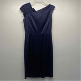 Eliza J Size 4-S Women's Navy Solid Sheath Dress