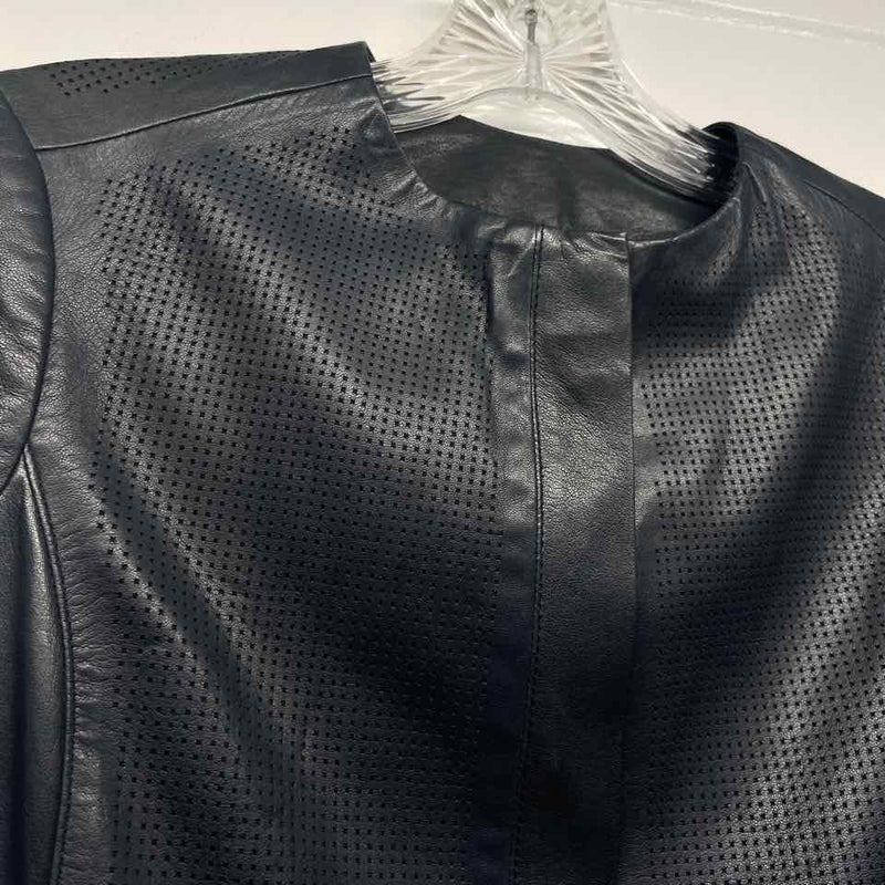 Vince Women's Size XXS Blue Solid Zip Up Jacket