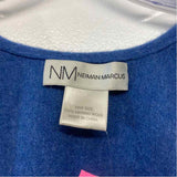 Neiman Marcus Size One size Women's Blue Stripe Open Front Poncho-Cape