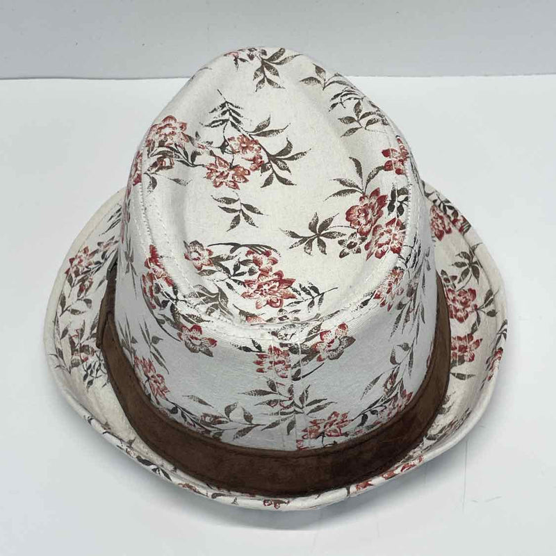 Goorin White-Multi Floral Fedora Hat