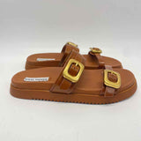Steve Madden Size 8 Women's Brown Solid Strappy Sandals