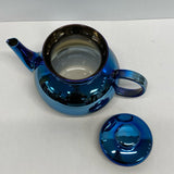 Simax Blue Glass Teapot