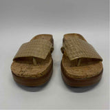 Donald J Pliner Size 8 Women's Beige Animal Print Camel Toe Sandals