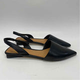 Franco Sarto Size 7.5 Women's Black Solid Slingback Shoes