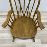 Abernathy Children's Brown Wood Rocking Chair