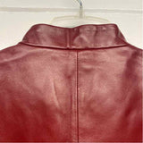 Coldwater Creek Women's Size 2x Red Solid Button Up Vest