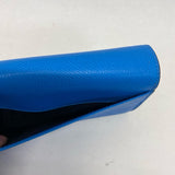 Coach Blue Pebbled Wallet