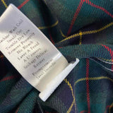 Frank & Eileen Est 1947 Size XL Women's Green-Multi Plaid Button Up Shirt