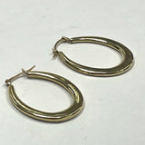 Yellow 14K Huggie Earrings