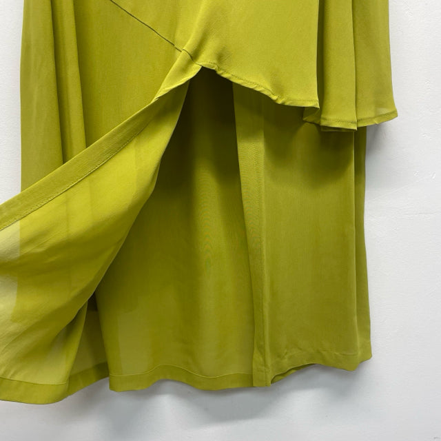 Jila Boulder Size S-4 Women's Lime Solid Maxi Skirt