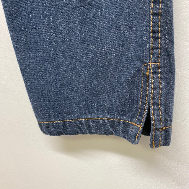 CAPRI denim yellow stitches
