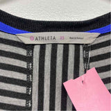 Athleta Size XS Women's Gray Stripe T-Shirt Dress