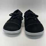 SAS Size 9 Women's Black Solid Snaps Shoes