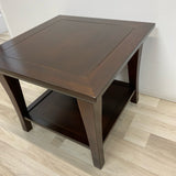 Side Brown Wood Table