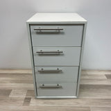 White Cabinet with 4 drawers