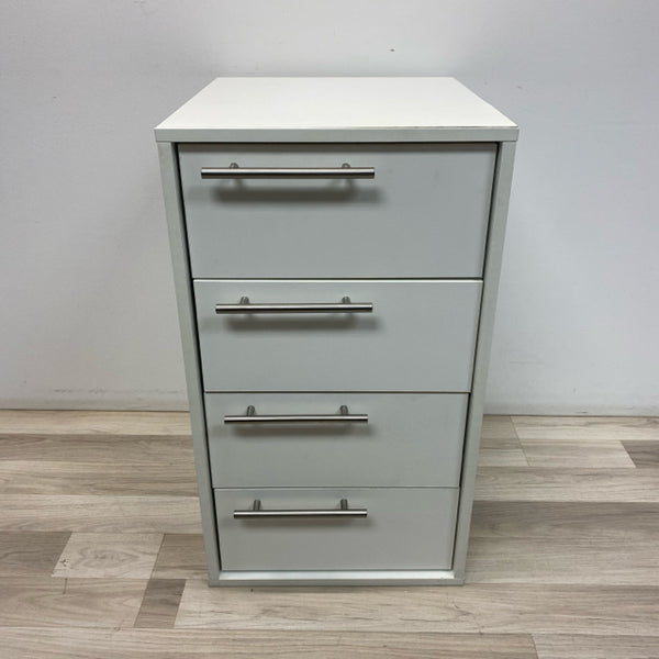 White Cabinet with 4 drawers