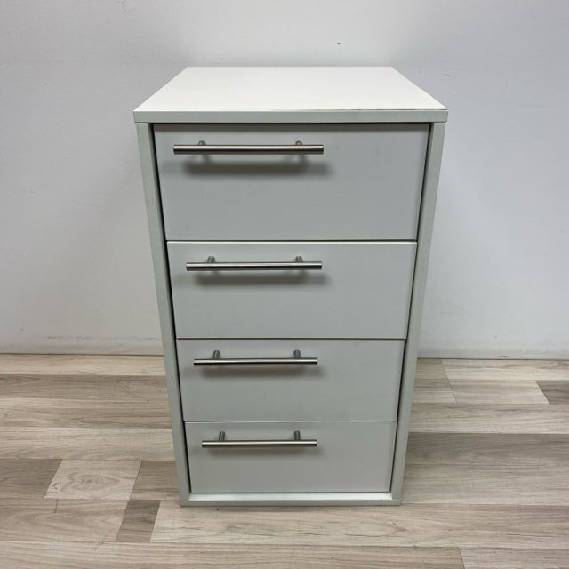 White Cabinet with 4 drawers