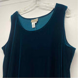 Coldwater Creek Size Xl Women's Green Solid Maxi Dress