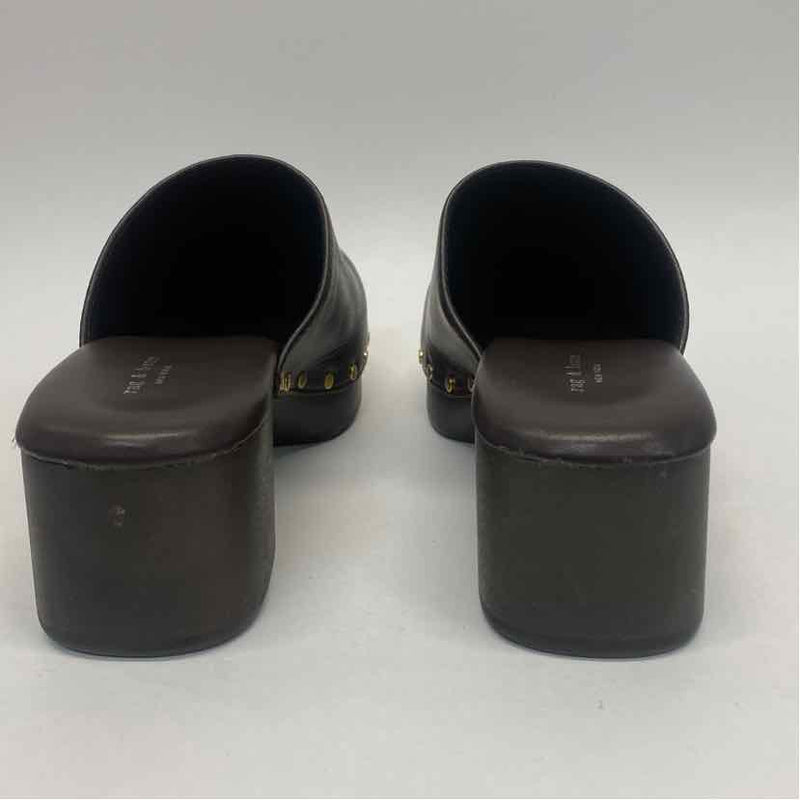 Rag & Bone Size 37-6.5 Women's Chocolate Solid Mules Shoes