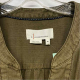 By Anthropologie Size M Women's Green Solid Tunic Dress