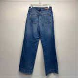 Sessun Blue Size 10 Women's Blue Washed Wide Leg Jeans