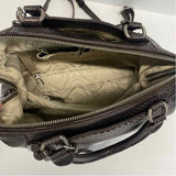 Brighton Josephine Brown Leather Solid Satchel Handbag