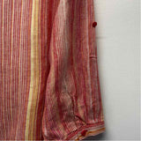 Coldwater Creek Size PL Women's Red-Multi Stripe Button Up Shirt