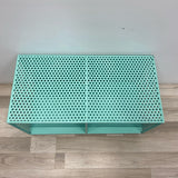 Aqua Metal Storage Cart